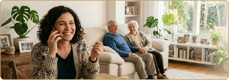 familias apoyando el proyecto de vida de las personas mayores